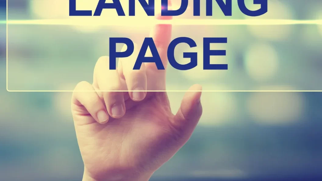 landing page