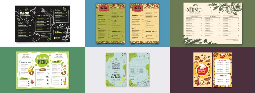 Menu Card Design